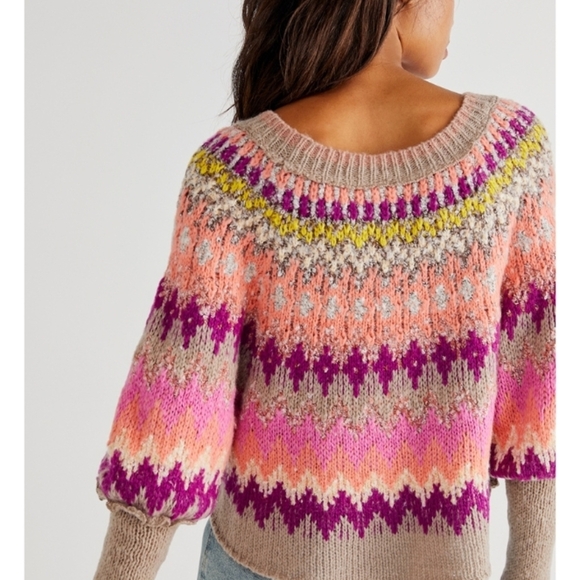 Free People 'Home For The Holiday' Sweater - Picture 2 of 10